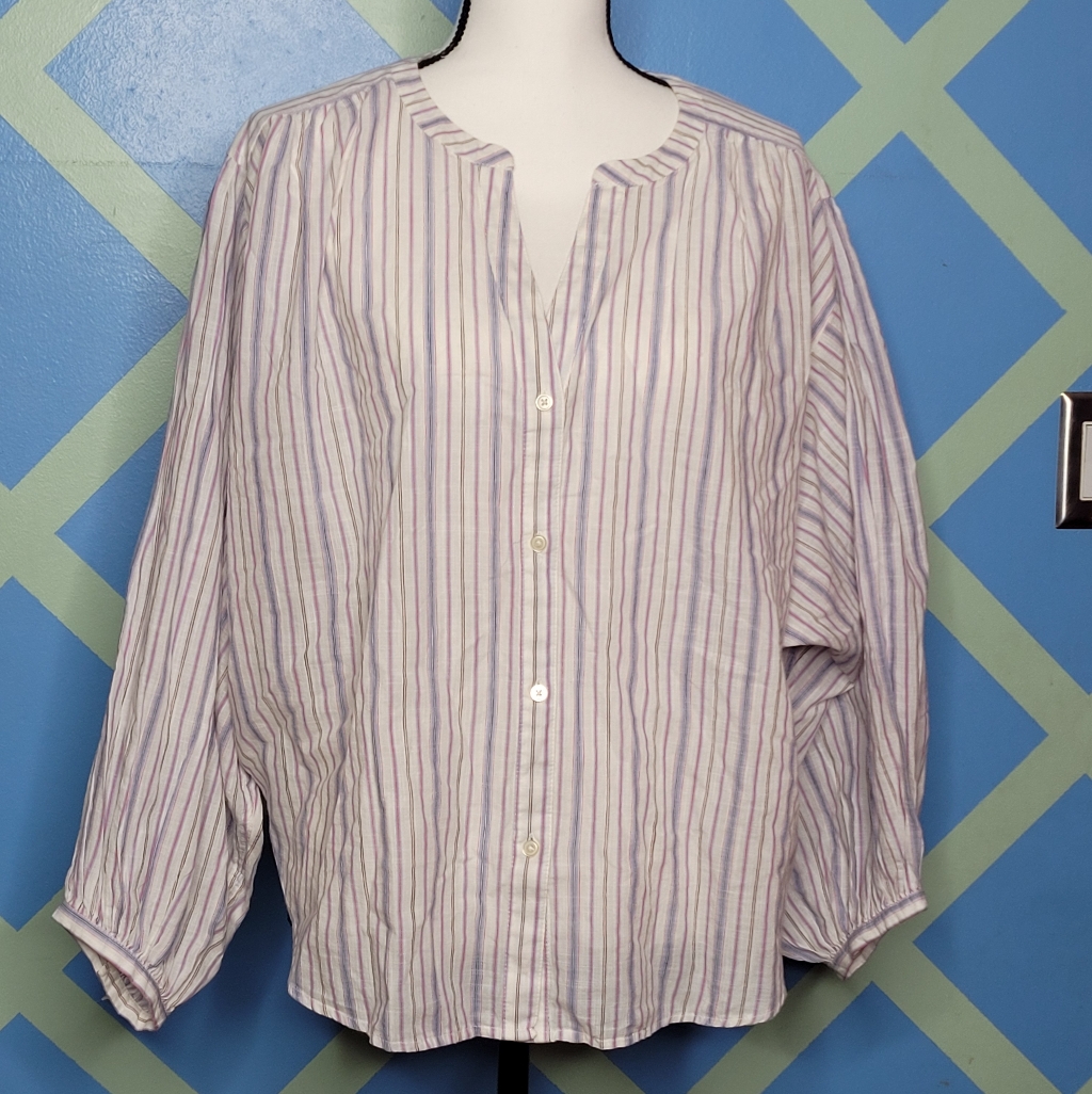 Loft Button Down Blouse